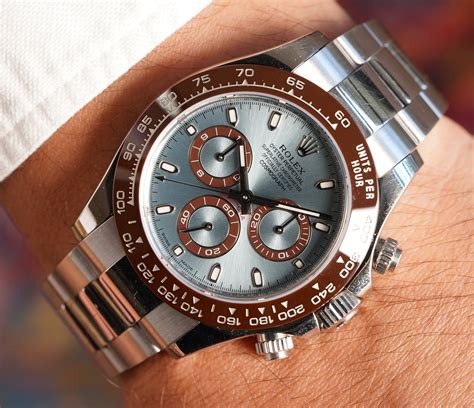 rolex daytona ss platinum ice blue ceramic